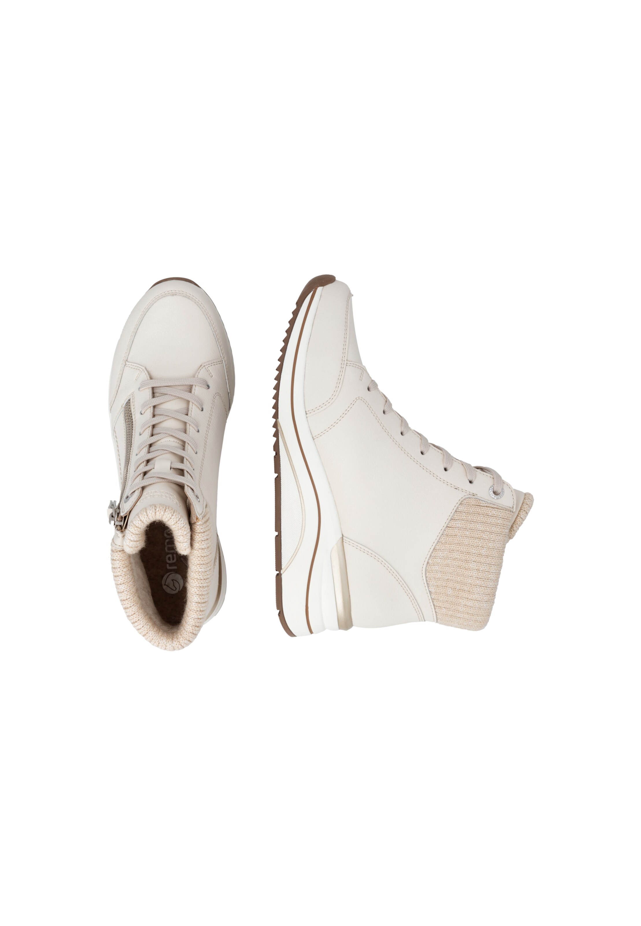 Bottines à lacets REMONTE en beige
