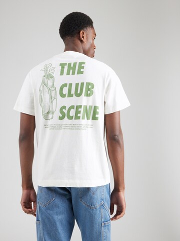 Abercrombie & Fitch - Camisa 'CLUB' em branco: frente