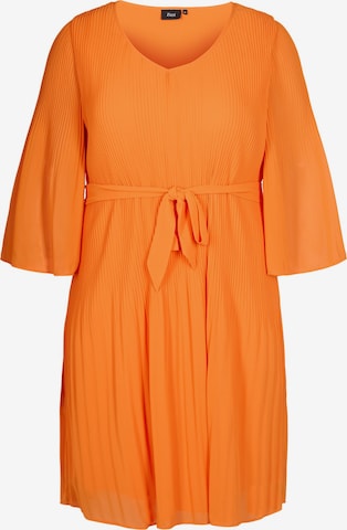 Zizzi Kleid 'CACATHRINE' in Orange: predná strana