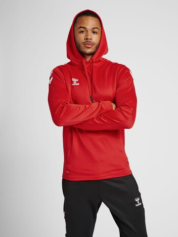 Hummel - Sweatshirt de desporto 'Core' em vermelho: frente
