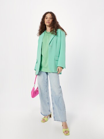 PIECES Oversized Shirt 'Rina' in Green