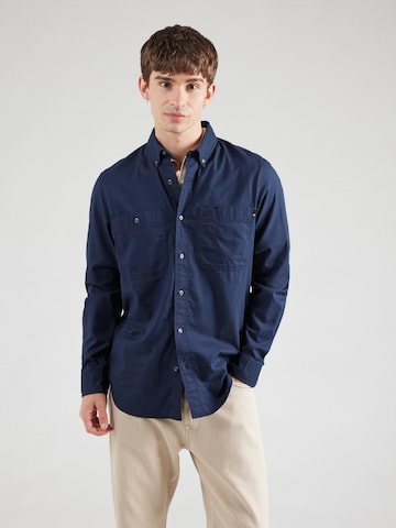 TIMBERLAND Regular fit Button Up Shirt in Blue: front