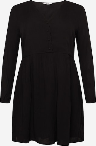 Robe 'Viveka' ABOUT YOU Curvy en noir : devant