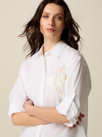 Camicia da donna di oltre in bianco