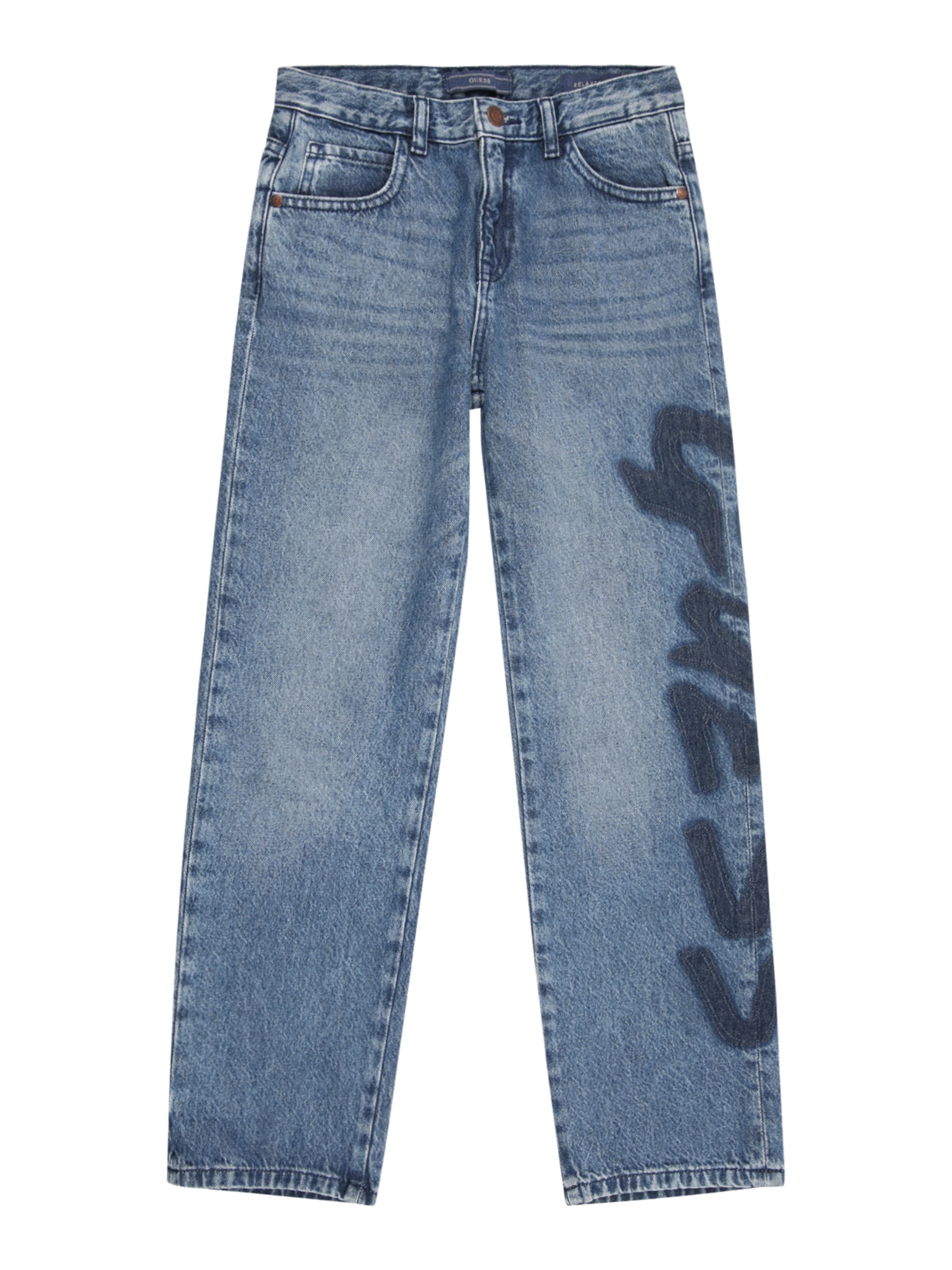 mėlyna GUESS Standartinis Džinsai: priekis