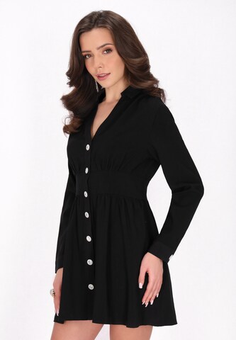 faina Shirt dress in Black