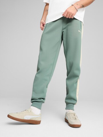 PUMA Tapered Broek 'T7 ALWAYS ON' in Groen