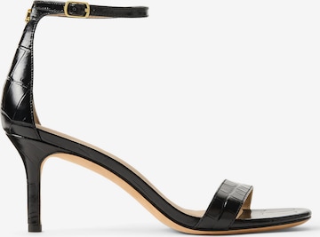 Lauren Ralph Lauren Remmisandaalit 'ALLIE' värissä musta: etupuoli