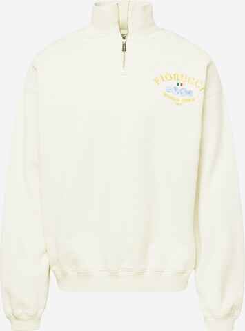 Fiorucci Sweatshirt 'World Over' in Beige: front