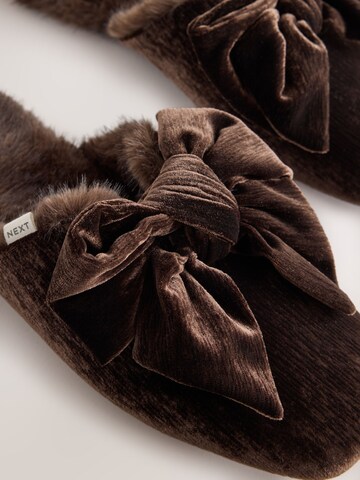 Pantoufle Next en marron