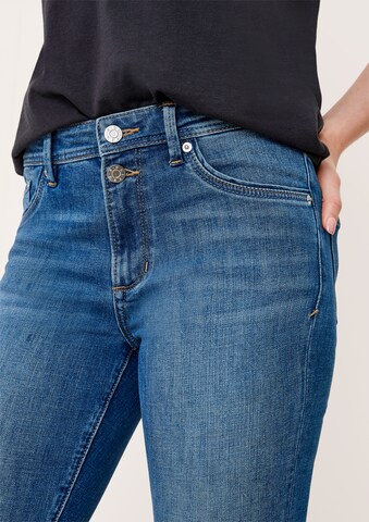 s.Oliver Slimfit Jeans i blå