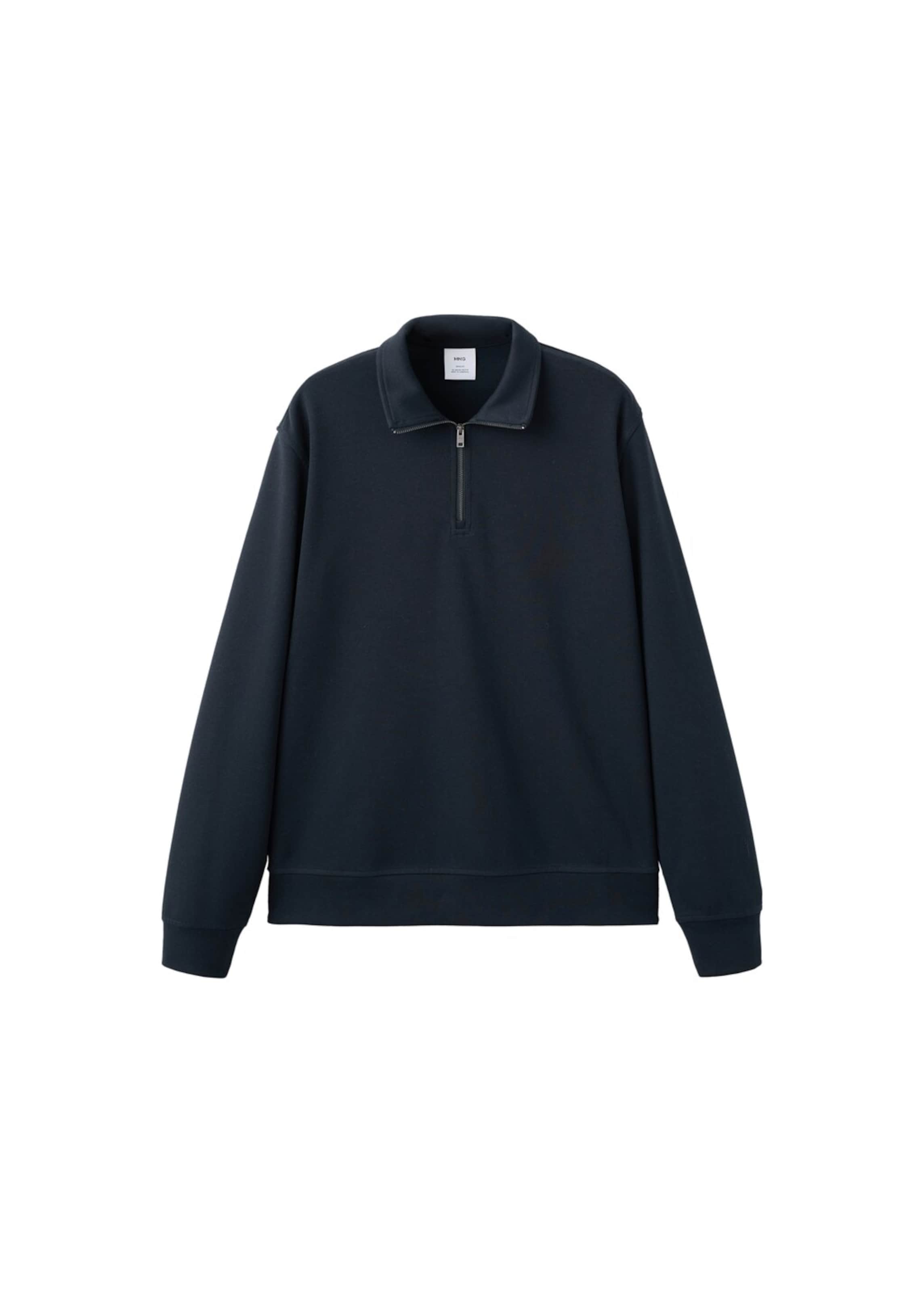 MANGO MAN Sweatshirt 'Portellp' in Blue: front