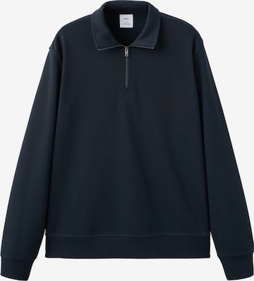 MANGO MAN Sweatshirt 'Portellp' in Blue: front