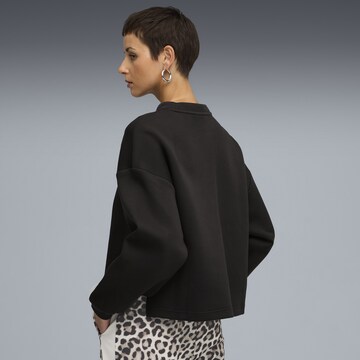 PUMA Sweatshirt 'Wardrobe Essentials' in Zwart