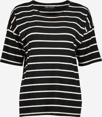 BLUE SEVEN - Camiseta en negro: frente