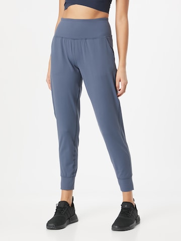 UNDER ARMOUR Tapered Sportbroek 'Meridian' in Grijs: voorkant