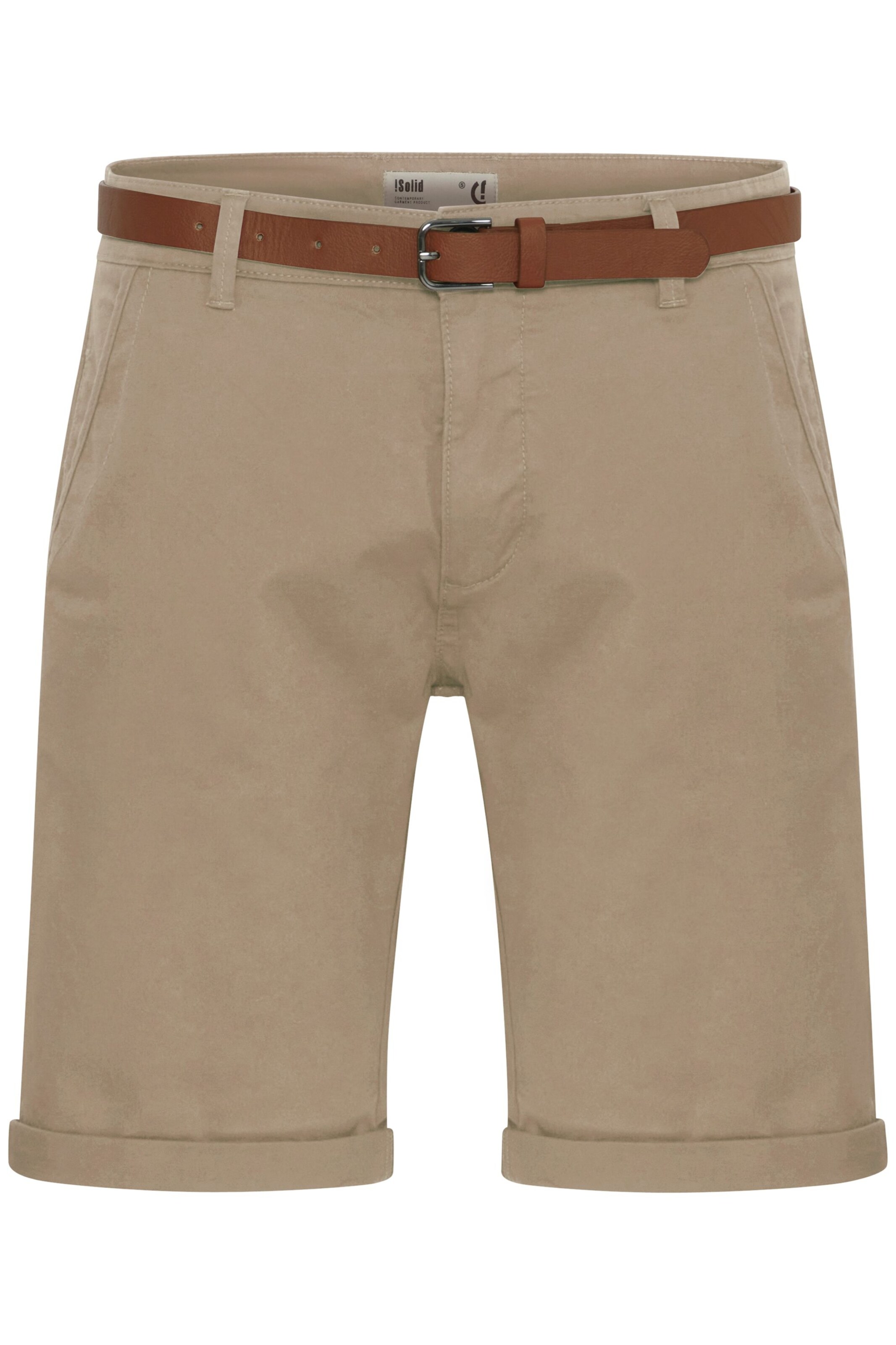 !Solid Chinoshorts 'Montijo' in Braun: Vorderseite