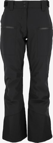 SOS Flared Outdoor Pants 'Straja' in Black: front