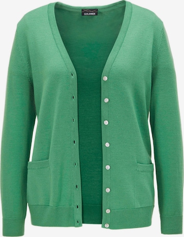 Goldner Gebreid vest in Groen: voorkant