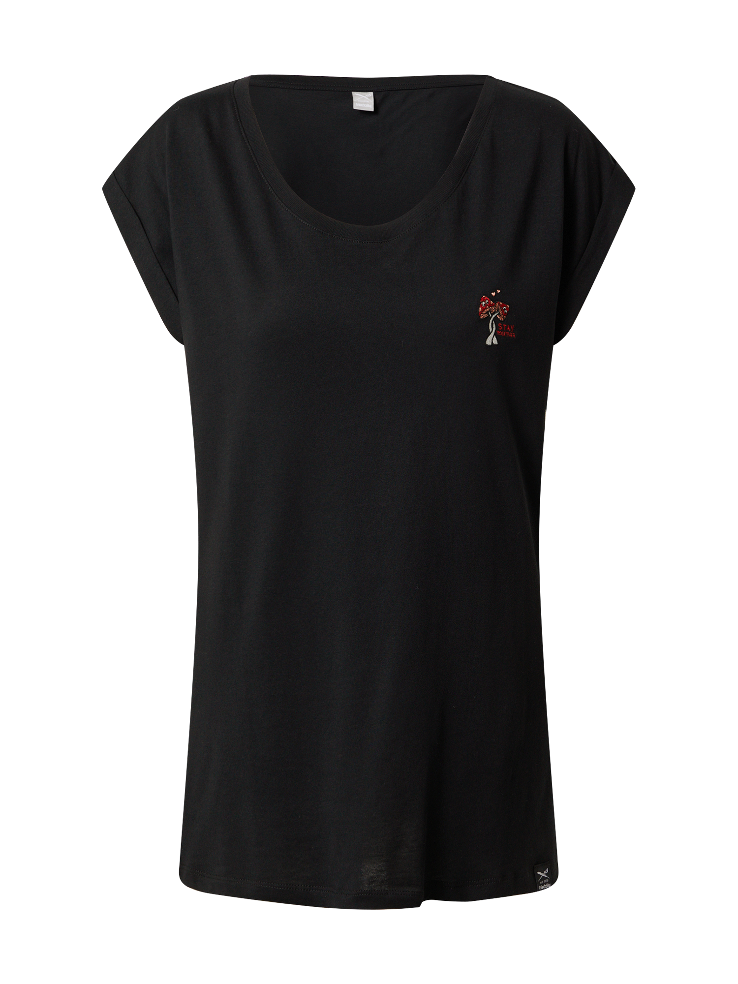 rkpuk Koszulki & topy Iriedaily Koszulka Veggie w kolorze Czarnym 