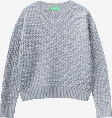 UNITED COLORS OF BENETTON Sweater in Grey: front