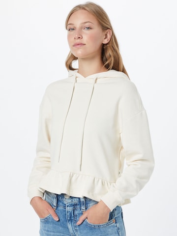Urban Classics Curvy Sweatshirt in White: front