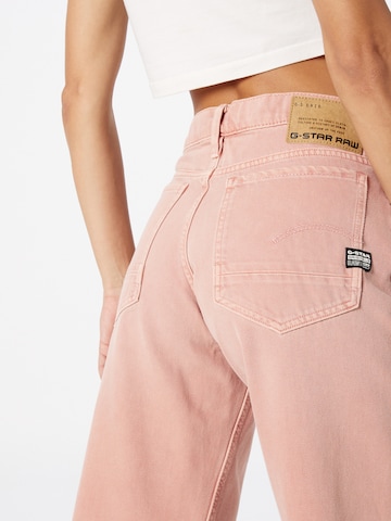 G-Star RAW Wide Leg Jeans 'Judee' in Pink