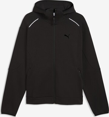 PUMA Sports jacket 'TECH' in Black: front