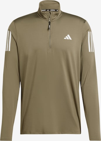 T-Shirt fonctionnel ADIDAS PERFORMANCE en vert : devant