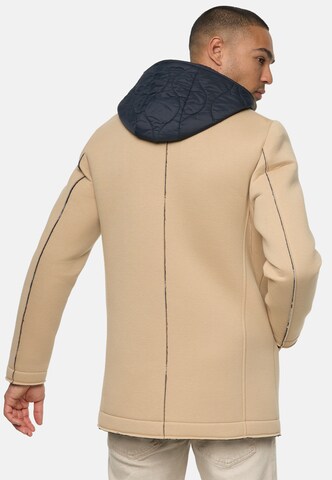 INDICODE JEANS Between-Seasons Coat 'Apostolos ' in Beige