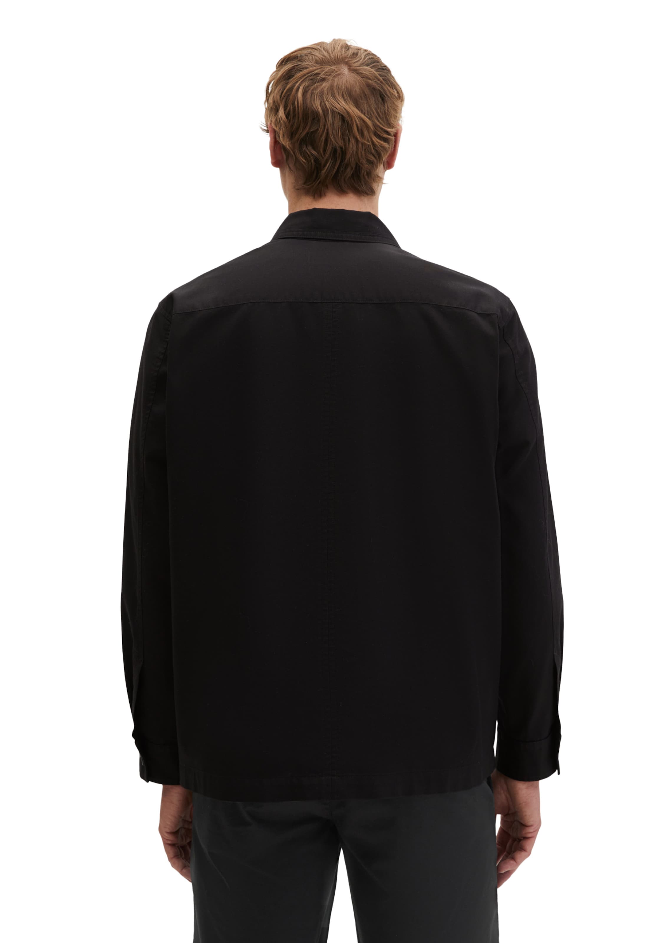 Marc O'Polo Regular fit Overhemd in Zwart