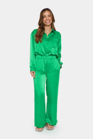 Wide Leg Pantalon 'Dinne' SAINT TROPEZ en vert