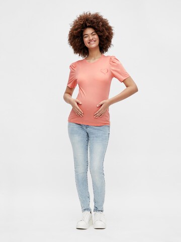 T-shirt 'Kirsa' MAMALICIOUS en orange