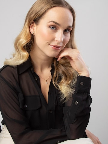 Lucardi Earrings 'Klassisch' in Gold: front
