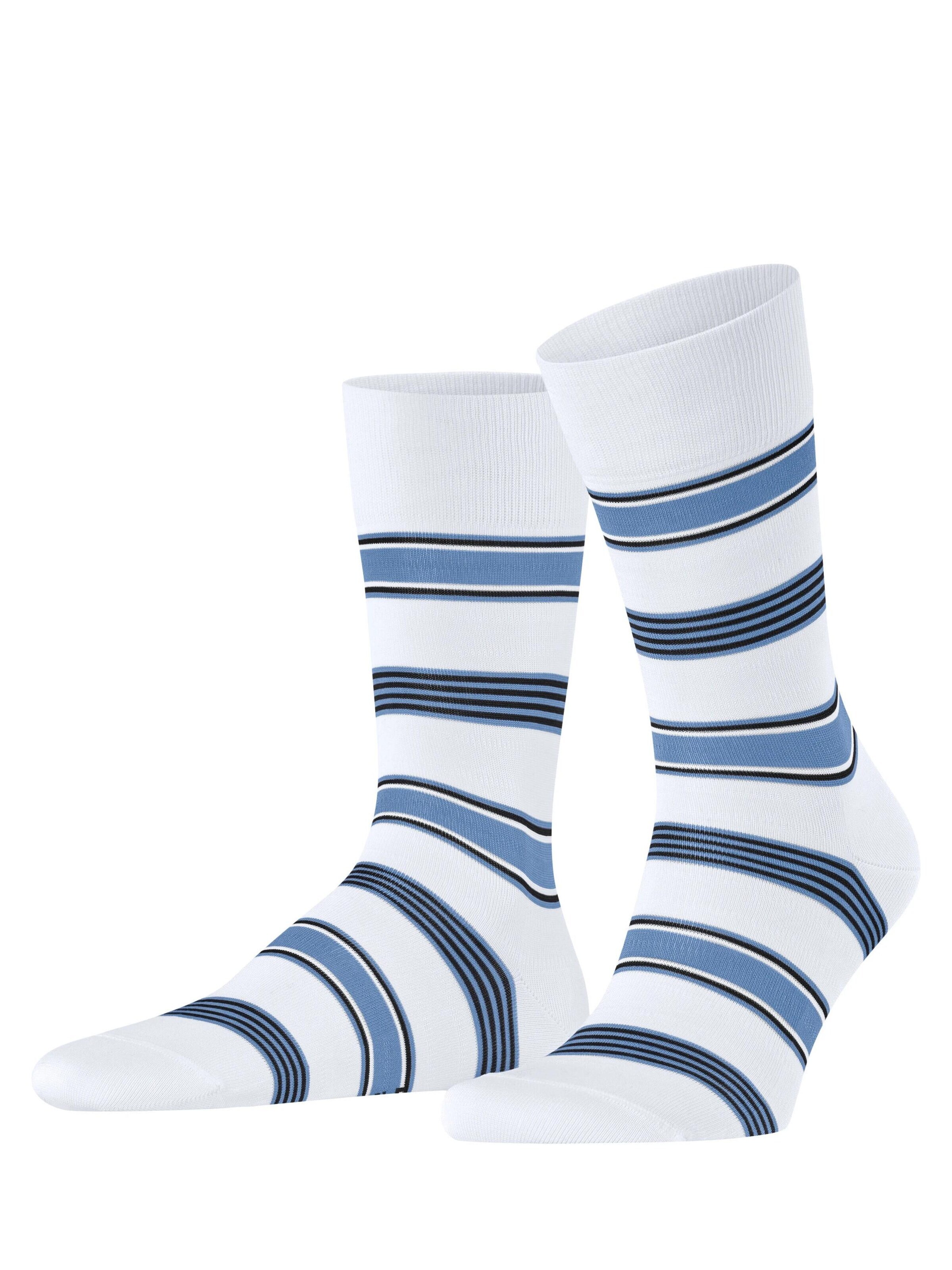 FALKE Socken 'Marina Stripe'‌‌‌‌‌‌‌‌‌ in Weiß: Vorderseite