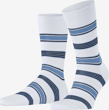 FALKE Socken 'Marina Stripe' in Weiß: Vorderseite