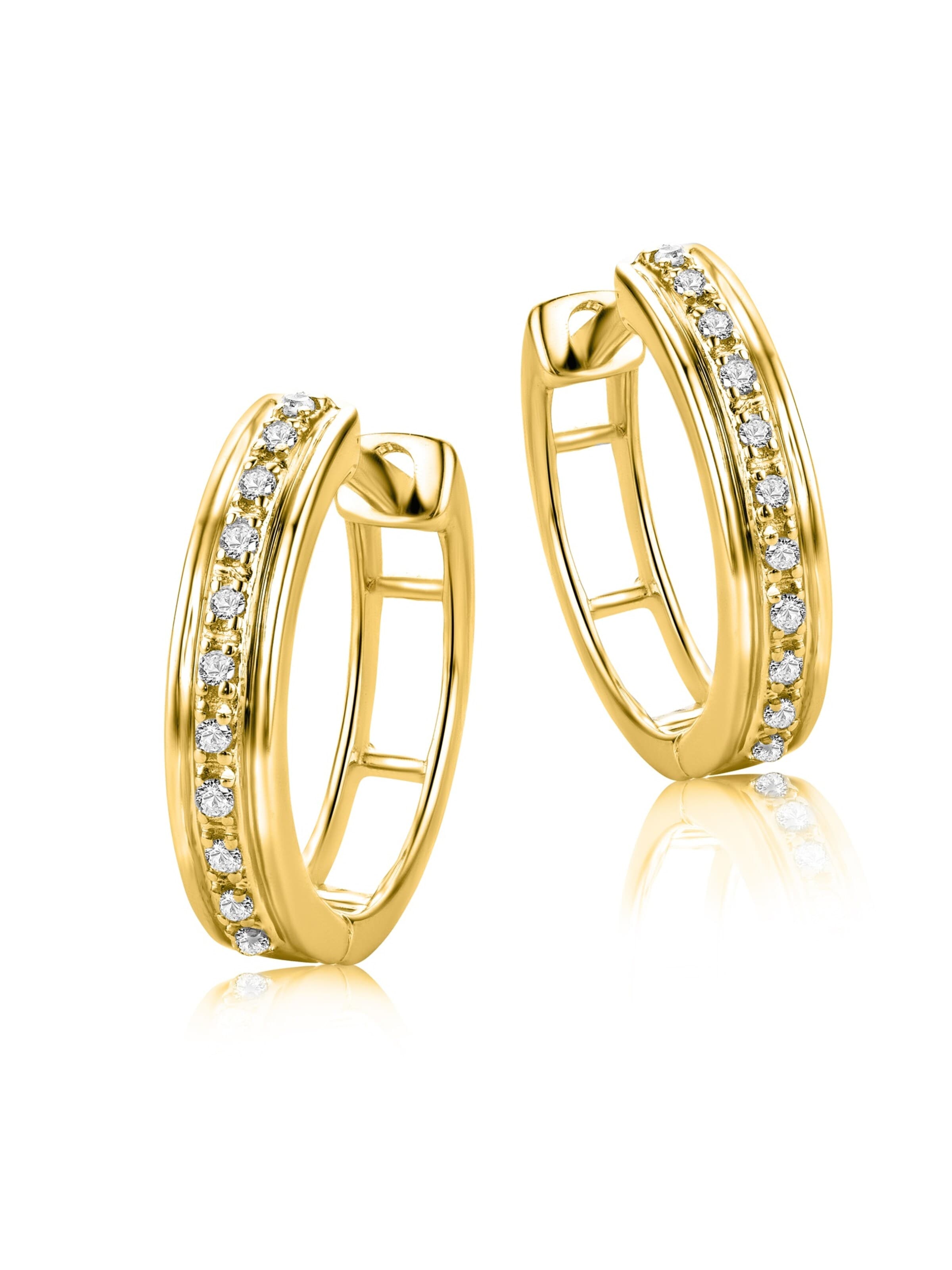 DIAMANT LETERNEL Earrings in Gold: front