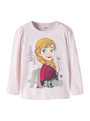 NAME IT Shirt 'NMFNINNA FROZEN' in Roze: voorkant