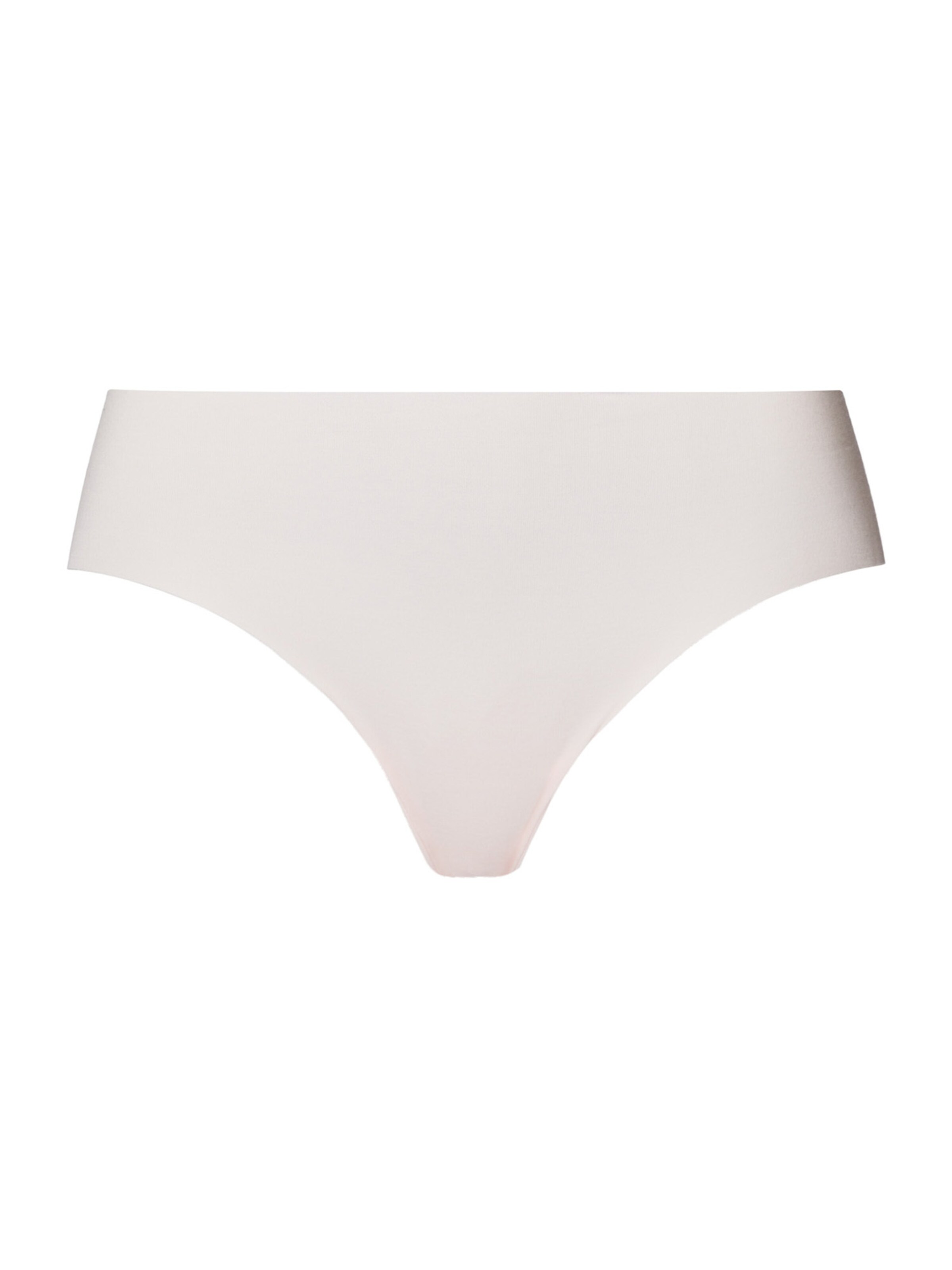 Hanro Midislip ' Invisible Cotton ' in Beige: Vorderseite