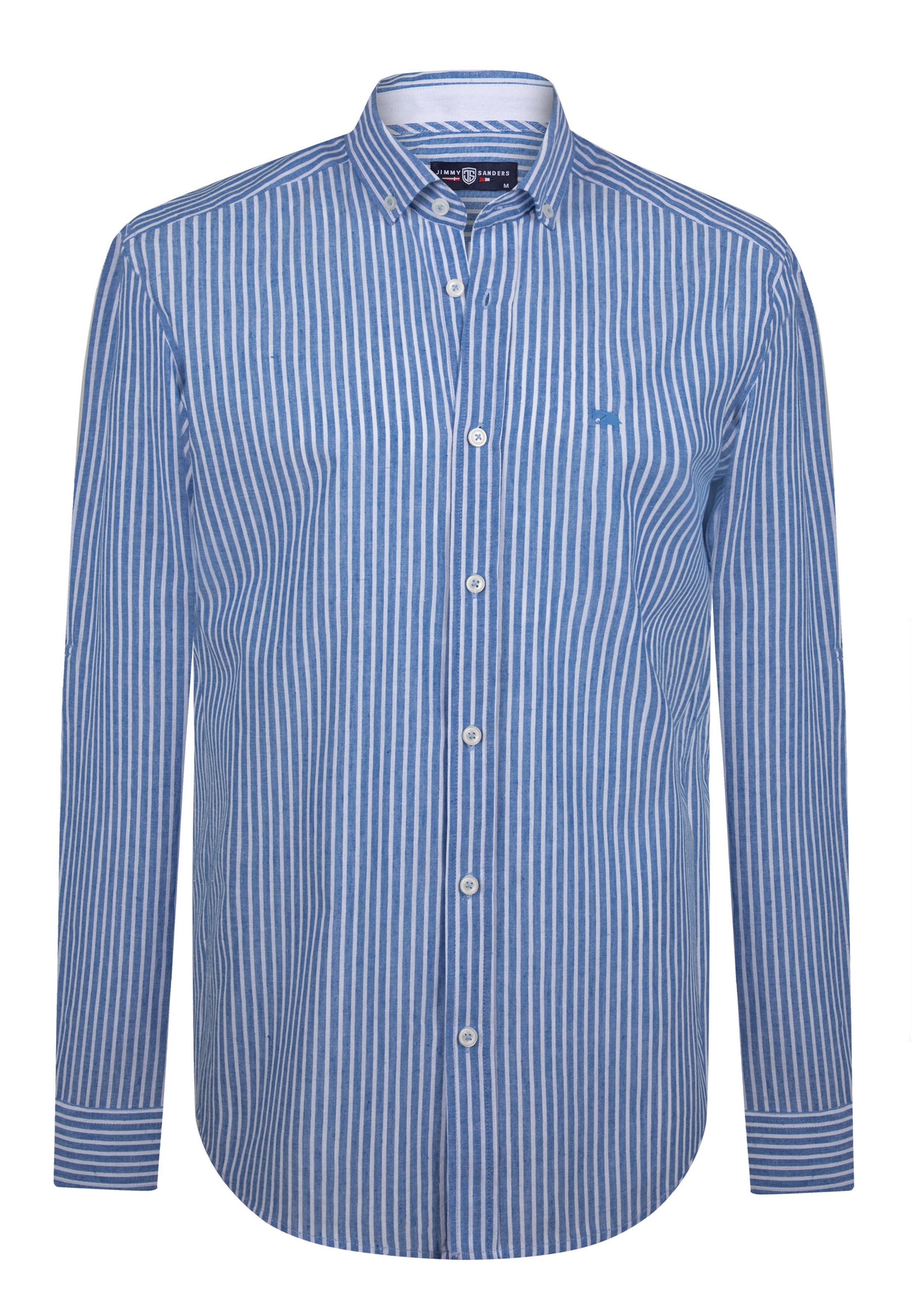 Jimmy Sanders Button Up Shirt in Blue: front