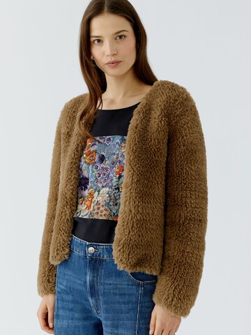 OUI Strickjacke in Braun: Vorderseite