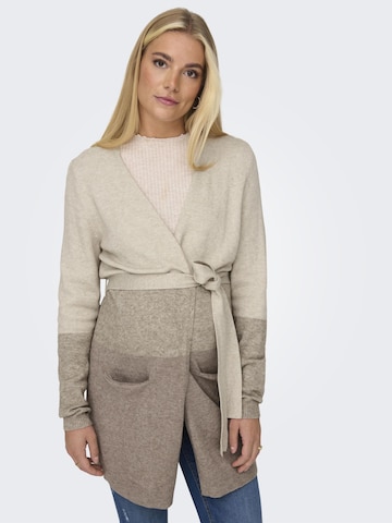 Only Maternity Cardigan i beige