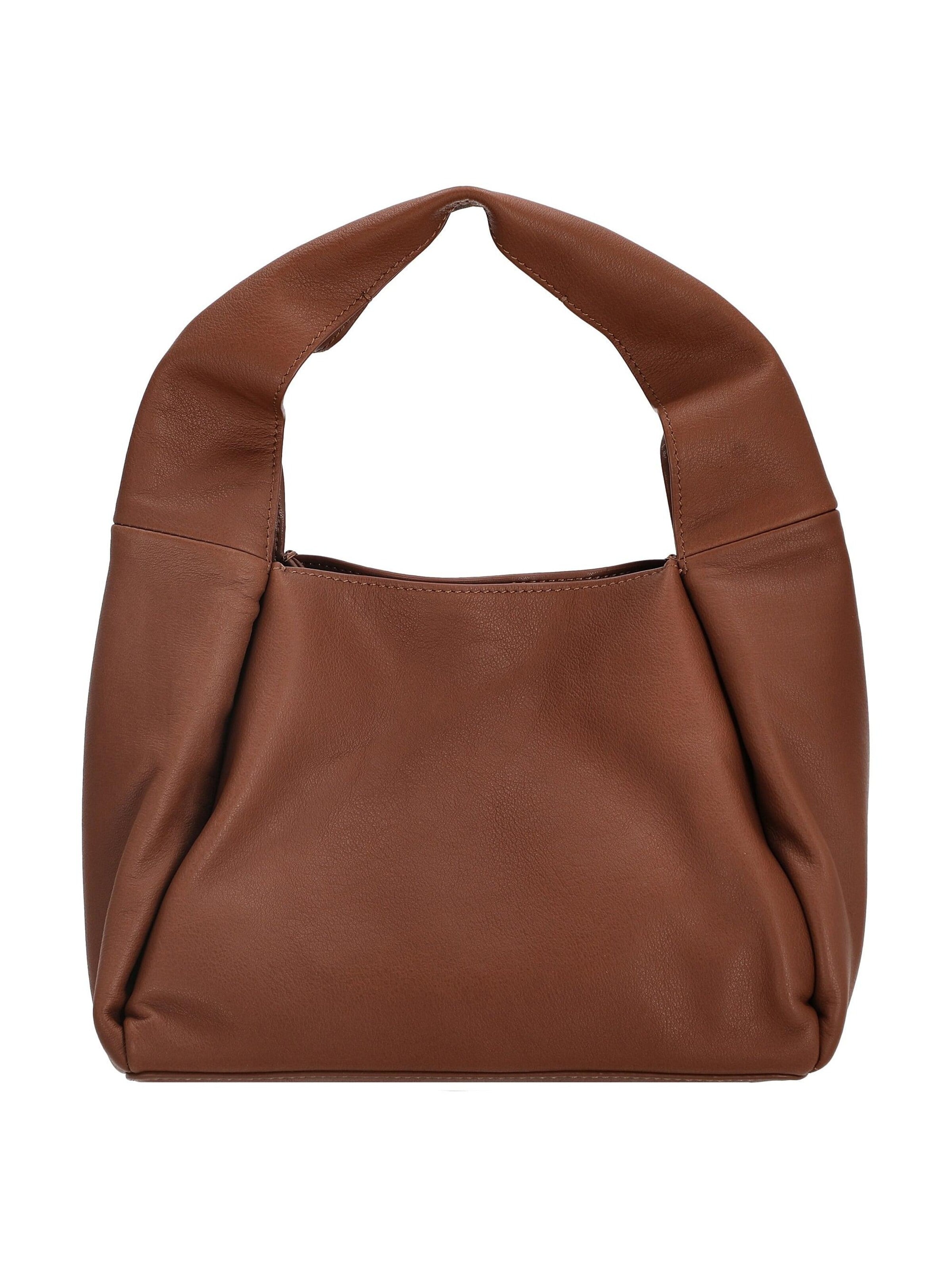 Les Visionnaires Umhängetasche 'Coralie Essential Soft Grainy'‌‌‌‌‌‌‌ in Braun