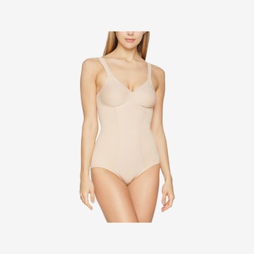 TRIUMPH Shaping Bodysuit in Beige: front