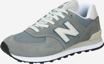 new balance - Zapatillas deportivas bajas '574' en gris: frente