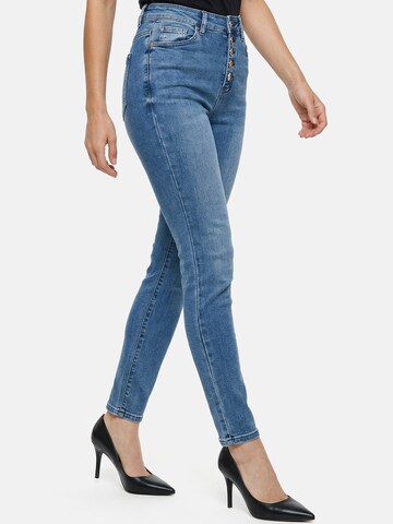 Tazzio Skinny Jeansy 'F136' w kolorze niebieski