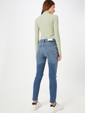 Skinny Jeans de la RE/DONE pe albastru