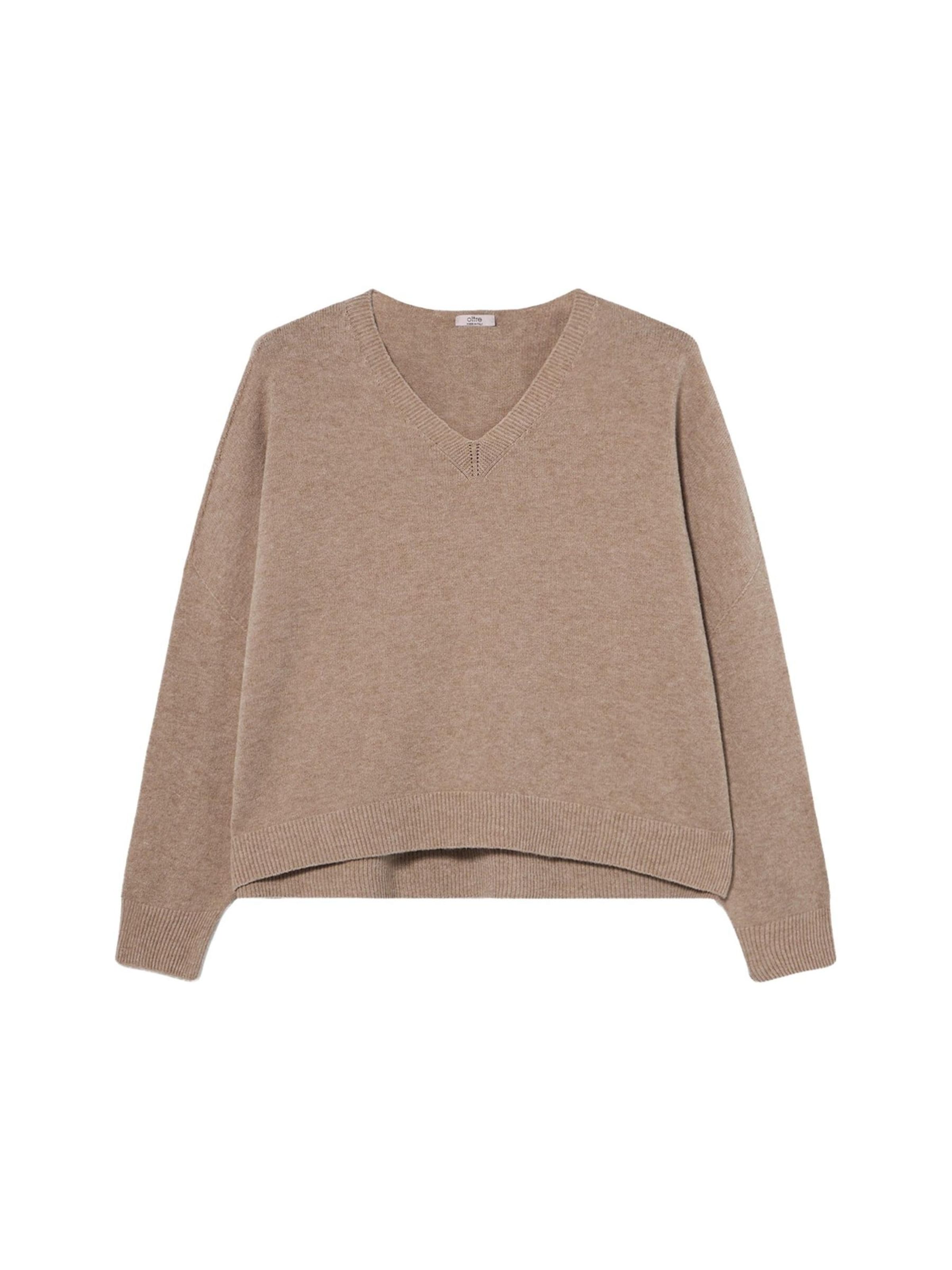 oltre Trui in Beige: voorkant