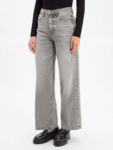 Marc O'Polo Wide Leg Jeans 'Tolva' in Grau: Vorderseite