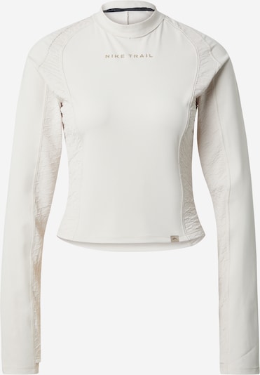 NIKE Tehnička sportska majica 'TRAIL' u ecru/prljavo bijela / brokat, Pregled proizvoda